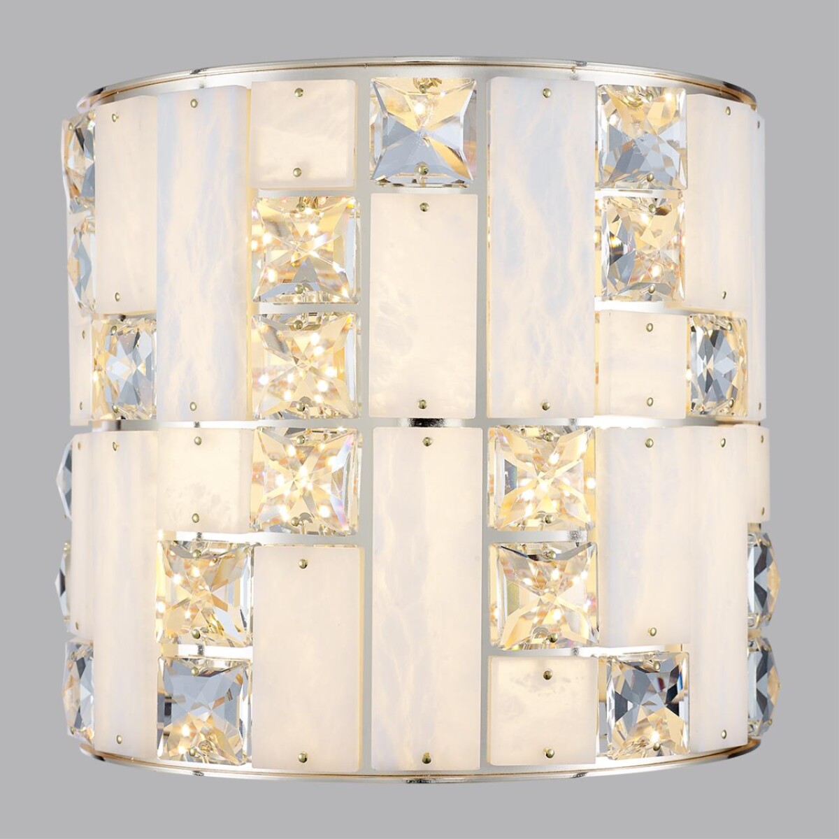 5072/28WL HALL ODL24 597 золото/прозрачный/белый/металл/хрусталь/алебастр Бра LED 15W 3700K CROSSA — изображение 3