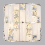 5072/28WL HALL ODL24 597 золото/прозрачный/белый/металл/хрусталь/алебастр Бра LED 15W 3700K CROSSA — изображение 3