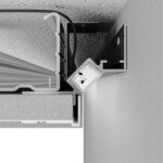 A670233 Теневой профиль GAP под ГКЛ, пластиковая вставка в комплекте, 2 метра, белый — изображение 3