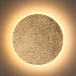 3561/12WL HIGHTECH ODL18 449 золот. фольг-ние Настен. св-ник IP20 LED 3000K 12W 672Лм 220V SOLARIO — изображение 2