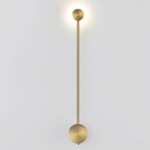 7009/5WLA HIGHTECH ODL25 273 античная бронза/металл/акрил Настенный светильник LED 3000/4000K тумблер на корп. 5W 220V CRI > 90 SATELLITE — изображение 3