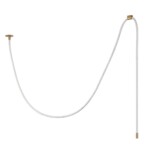 4399/40CL HIGHTECH ODL23 301 ант.бронза/металл/канат Потолочный св-к встраиваемый (2 крепления и крючок в комплекте) IP20 LED 40W 1580Лм 3000K CORDA — изображение 6