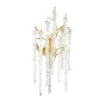 5005/3W HALL ODL23 617 золотой/прозрачный металл/хрусталь Бра G9 3*40W BANCHE — изображение 4