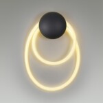 4398/20WL HIGHTECH ODL23 000 черный/металл/канат Настенный св-к IP20 LED 20W 3000K CORDA — изображение 4