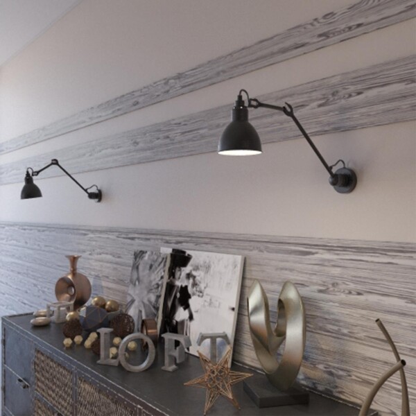 4125/1WD MODERN ODL19 461 черный Бра на кронштейне Е14 1*40W ARTA