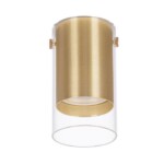 A5365PL-1SG Светильник потолочный накладной LAZIO Ø60x110мм матовое золото IP20 — изображение 2