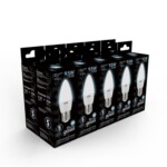 103102210 Лампа Gauss LED Свеча E27 9.5W 950lm 4100К 1/10/50 — изображение 5