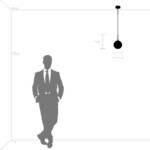 813111 Подвес GLOBO 1х40W E14 бронза/белый — изображение 4