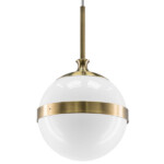 813111 Подвес GLOBO 1х40W E14 бронза/белый — изображение 2