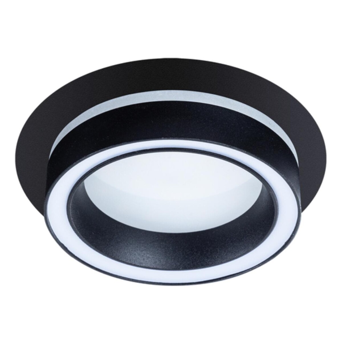 A4513PL-1BK Светильник потолочный встраиваемый ATIK для GX53 Ø105x43мм черный IP20 монтаж Ø92мм — изображение 1