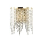 5028/2W MODERN ODL23 621 золотой/прозрачный металл/хрусталь Бра E14 2*40W CHOKKA — изображение 2