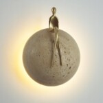 7011/5WL L-VISION ODL25 181 Настенный светильник латунь/камень IP20 LED 1*5W 3000K 220V CONFUCIUS — изображение 4