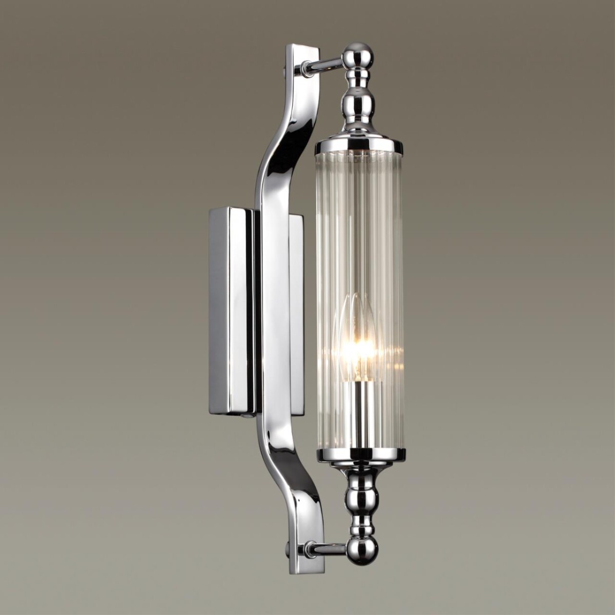 4942/1W DROPS ODL22 507 хром/прозрачный/стекло Настенный светильник с выкл. E14 1*40W IP44 TOLERO — изображение 4