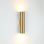 3833/2WA HIGHTECH ODL20 445 золотистый/металл Настенный светильник E27, LED max 7W 220V DARIO — изображение 3