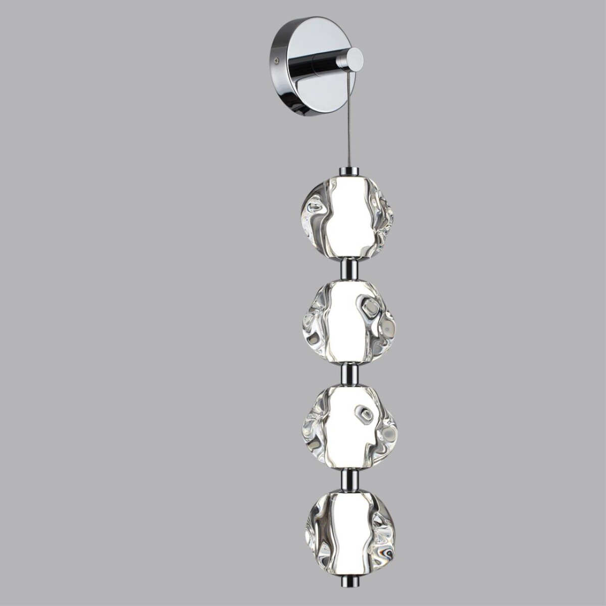 5084/17WL L-VISION ODL25 561 хром/прозрачный/металл/акрил Бра LED 17W 4000K 850Лм JEMSTONE — изображение 4