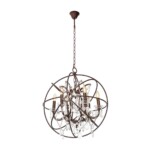 LOFT1897/6 Подвесная люстра LOFT IT Foucaults orb crystal