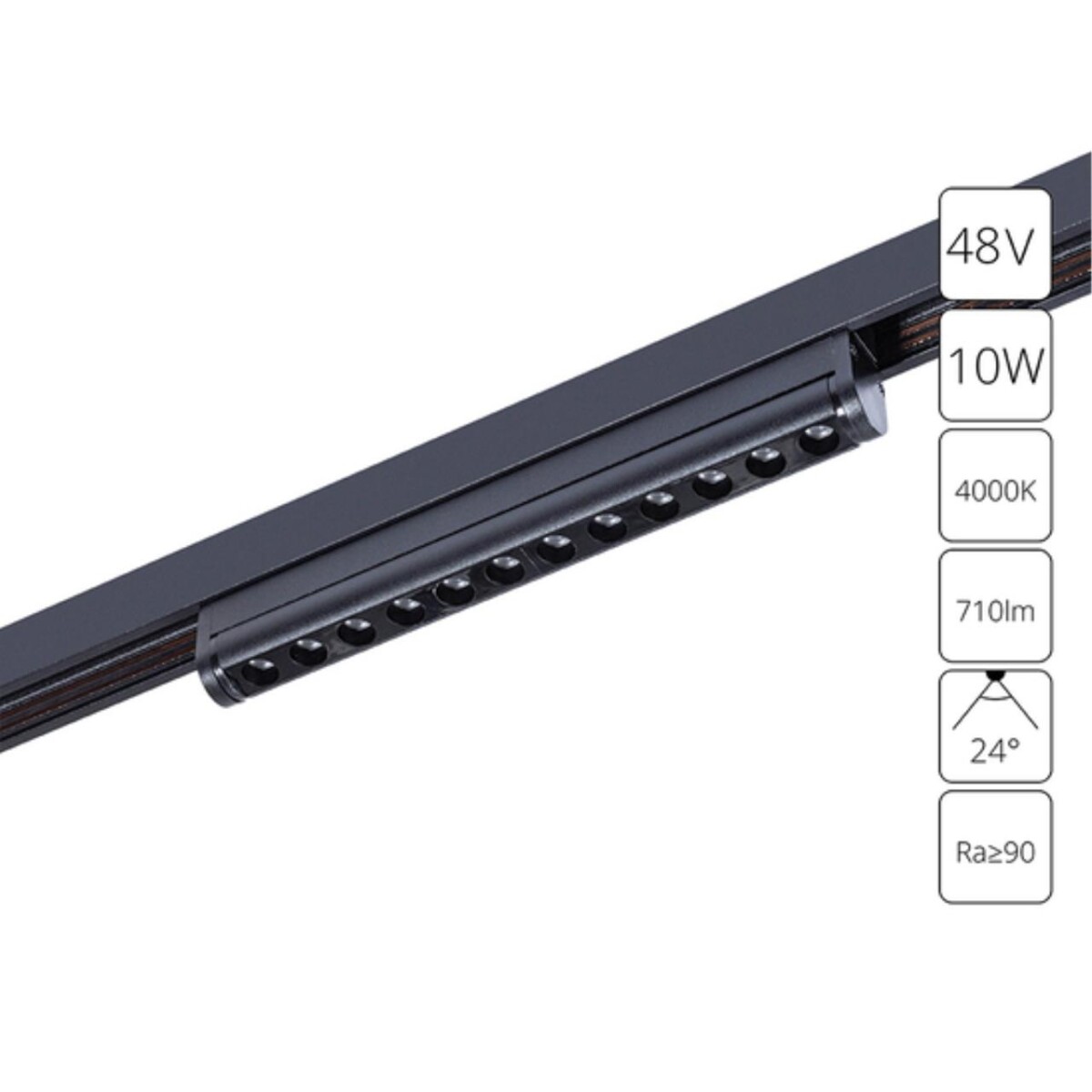 A7268PL-1BK СВЕТИЛЬНИК ПОТОЛОЧНЫЙ OPTIMA 48В 10Вт 710Лм 4000К 90+ 24° — изображение 1