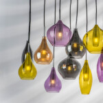 803125 Подвес PENTOLA 12x25W G9 хром/янтарь/дымчатый/оливковый/сливовый — изображение 10