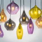 803125 Подвес PENTOLA 12x25W G9 хром/янтарь/дымчатый/оливковый/сливовый — изображение 11