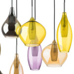 803125 Подвес PENTOLA 12x25W G9 хром/янтарь/дымчатый/оливковый/сливовый — изображение 3