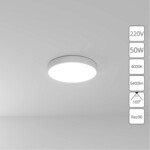 A6650PL-1WH СВЕТИЛЬНИК ПОТОЛОЧНЫЙ FADO 220В 400мм 50Вт 5400Лм 4000К 90+ 110°