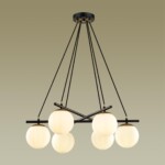 5212/6 MODERNI LN26 175 черный, золотой Люстра E27 6*60W 220V RANDI — изображение 4