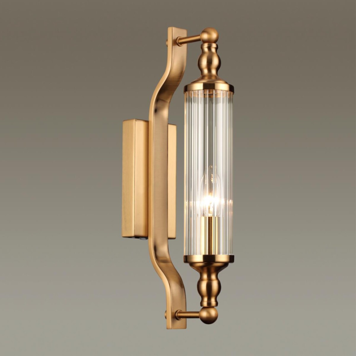 4943/1W DROPS ODL22 507 бронзовый/прозрачный/стекло Настенный светильник с выкл. E14 1*40W IP44 TOLERO — изображение 4