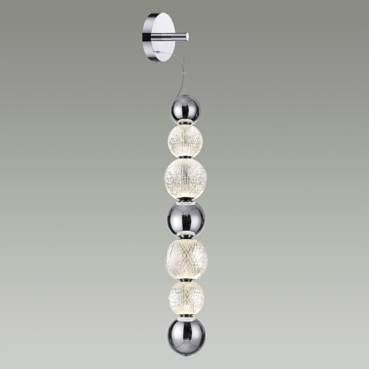 5007/13WL L-VISION ODL23 571 хром/прозрачный/металл/акрил Настенный светильник LED 13W 4000K 700Лм CRYSTAL — изображение 4