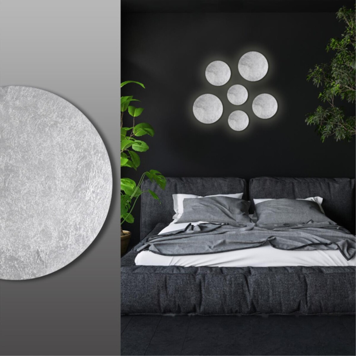 7adec6bc48d08090c0b7bcb10311df8f 3562/6WL HIGHTECH ODL18 449 серебр.фольг-ние Настен.светильник IP20 LED 3000K 6W 336Лм 220V LUNARIO — изображение 1