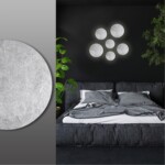 3562/6WL HIGHTECH ODL18 449 серебр.фольг-ние Настен.светильник IP20 LED 3000K 6W 336Лм 220V LUNARIO