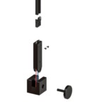 A615006H СТЕНОВОЕ КРЕПЛЕНИЕ ДЛЯ ПОДВЕСНОГО МОНТАЖА ШИНОПРОВОДА (ТРЕКА) RAPID — изображение 4