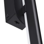 3890/20WLP L-VISION ODL20 310 черный/металл Настенный светильник LED 3000/3800/4800K (перекл. ч/з тумблер) 21W 220V RUDY — изображение 4