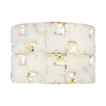 5076/2W HALL ODL24 599 золото/прозрачный/белый/металл/хрусталь/алебастр Бра E14 2*40W CHESSI — изображение 2