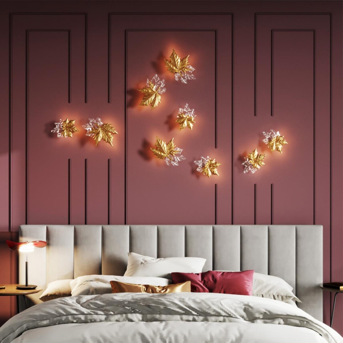 4371/3WL MIDCENT ODL23 433 золотое фольгирование/стекло Настенный св-к IP20 LED 3W 180Лм 3000K EVA — изображение 1