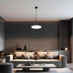 A7335PL-1BK СВЕТИЛЬНИК ПОТОЛОЧНЫЙ FADO 220В 300мм 36Вт 3300Лм 3000К 90+ 110° — изображение 4