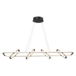 359185 OVER NT23 312 черный Светильник подвесной диммируемый, в комплекте пульт ДУ IP20 LED 4000К 175W 220V ONDO — изображение 4