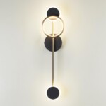 4321/16WL MIDCENT ODL22 453 металл/черный с бронзой Настенный светильник IP20 LED 16W 555Лм 3000K DENZEL — изображение 3