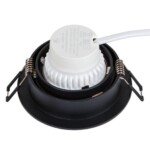 A2464PL-1BK Светильник потолочный встраиваемый IMAI для MR16 Ø92x27мм черный IP20 монтаж Ø82мм — изображение 5