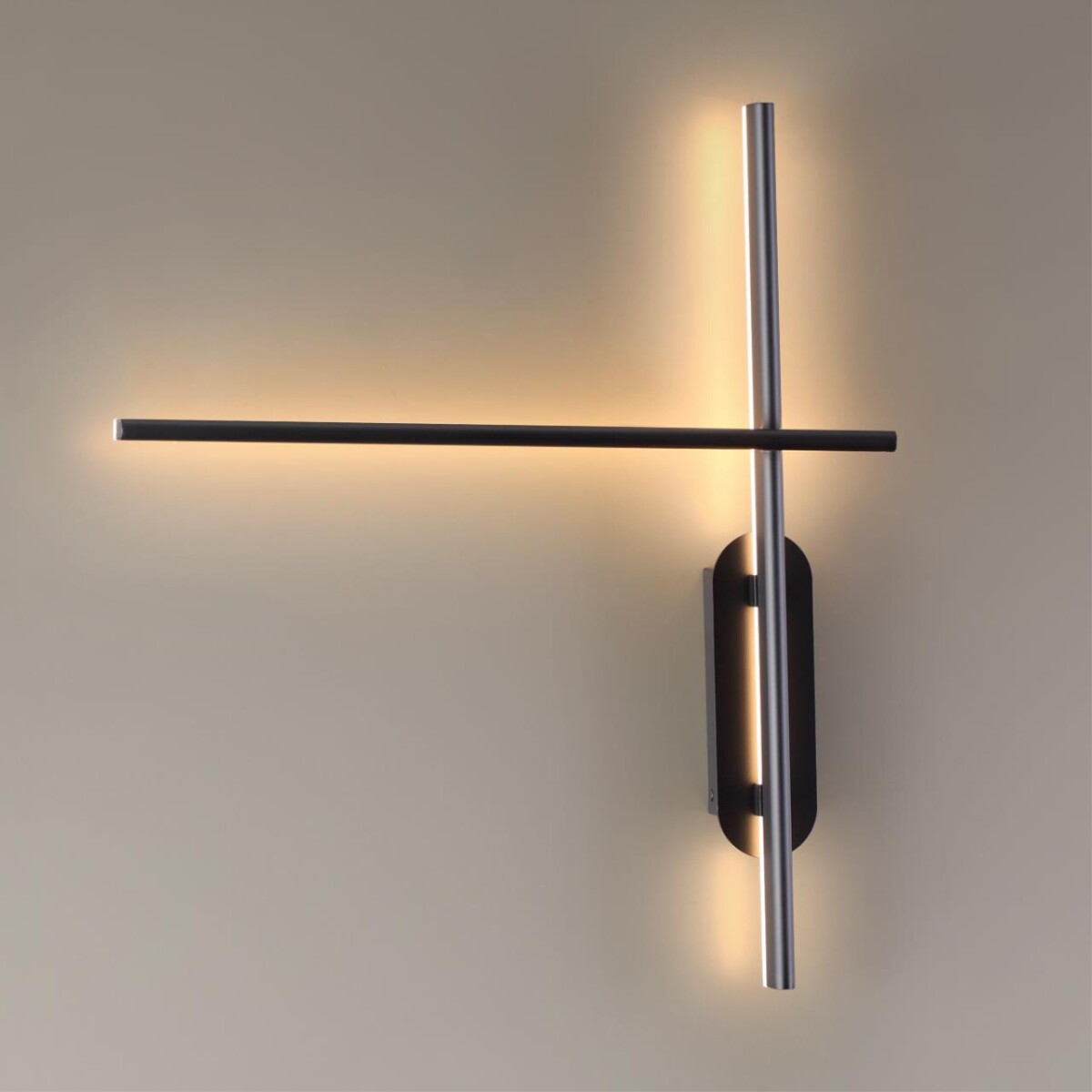 3890/20WLP L-VISION ODL20 310 черный/металл Настенный светильник LED 3000/3800/4800K (перекл. ч/з тумблер) 21W 220V RUDY — изображение 3