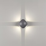 358464 STREET NT20 377 темно-серый  Ландшафтный настенный св-ник IP54 LED 4000K 12W 85-265V  CALLE — изображение 3