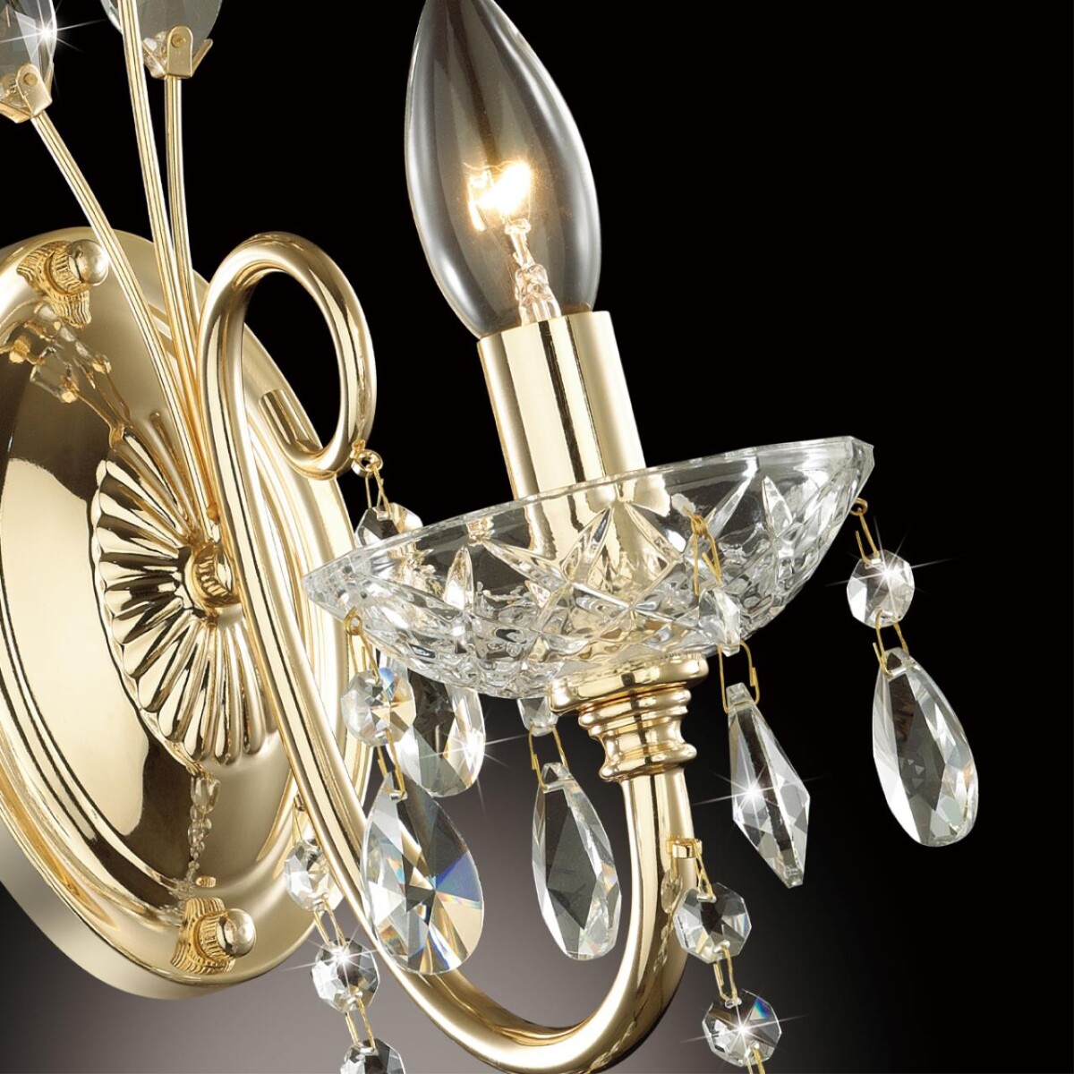 4977/1W HALL ODL23 627 золотой/хрусталь Бра E14 40W VERSIA — изображение 5