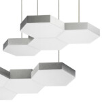 750222 Люстра подвесная FAVO LED-60W 2880LM Серебро 3000K — изображение 2