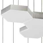 750222 Люстра подвесная FAVO LED-60W 2880LM Серебро 3000K — изображение 3