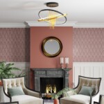 3901/70CL L-VISION ODL22 521 черный/золотистый/металл Потолочный светильник IP20 LED 70W 3340Лм 4000K MONICA