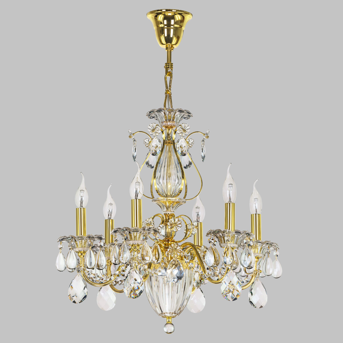 790062 Люстра SCHON 6x60W E14 ЗОЛОТО — изображение 10