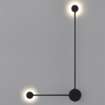 7008/10WL HIGHTECH ODL25 273 черный/металл/акрил Настенный светильник LED 3000/4000K тумблер на корп. 10W 220V CRI > 90 SATELLITE — изображение 4