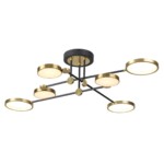 4320/60CL MIDCENT ODL22 305 металл/черный с бронзой Потолочный светильник IP20 LED 55W 2615Лм DENZEL — изображение 4