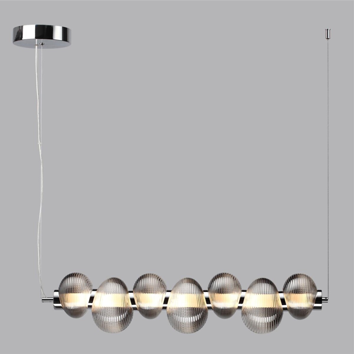 5096/24L L-VISION ODL25 361 хром/дымчатый градиент/металл/стекло Подвес линейный LED 24W 4000K 1948Лм BRUCO — изображение 4