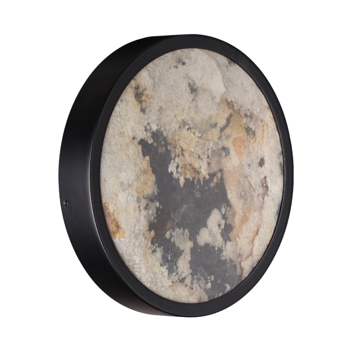 5064/15WL L-VISION ODL24 205 черн./серо-беж./металл/натур.камень/акрил Настенн.светильн. с переключ.цветов.темпер. LED 15W 3000К/4000K/6000K BERGI — изображение 3