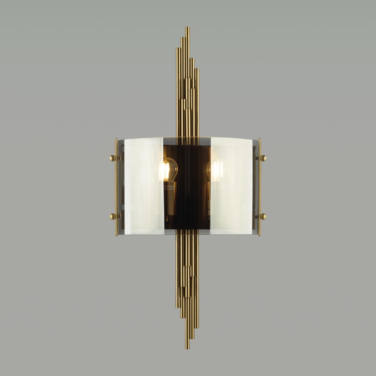 4895/2WA MODERN ODL_EX23 000 бронзовый/дымчатый/металл/стекло Бра E27 2*40W MARGARET — изображение 4